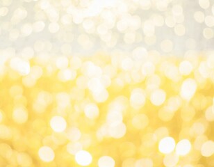 <イラスト>背景素材・光の玉ボケイメージ・黄色
