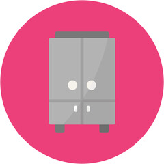 Cabinet icon vector image. Can be used for Bowling.
