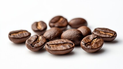 Fototapeta premium The Coffee Beans on Surface