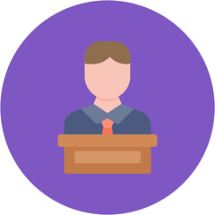 Host icon vector image. Can be used for Diversity.