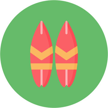 recommend clip art: Surfboard icon vector image. Can be used for Beach Resort.