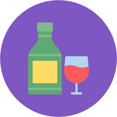 Alcohol icon vector image. Can be used for Luxury.