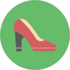 Heel icon vector image. Can be used for Luxury.