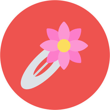 recommend clip art: Hair Pin icon vector image. Can be used for Luxury.