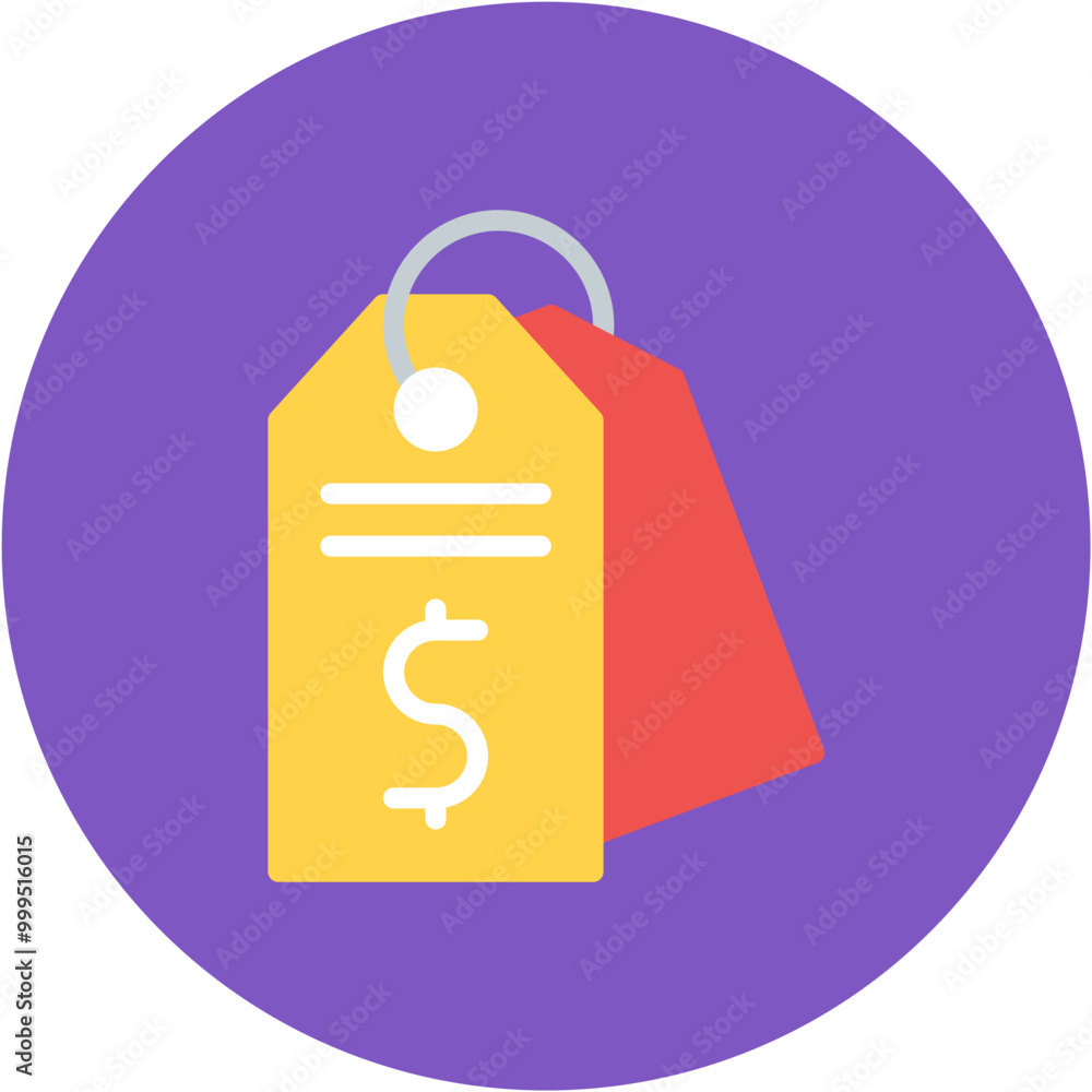 Sticker Price Tag icon vector image. Can be used for Luxury.