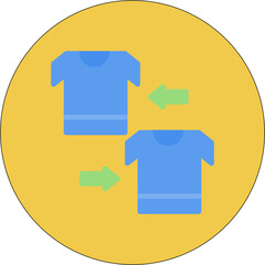 Change icon vector image. Can be used for Volleyball.