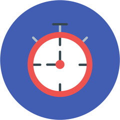 Chronometer icon vector image. Can be used for Volleyball.