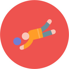 Libero icon vector image. Can be used for Volleyball.