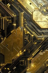 Fototapeta premium Computer Circuit Board Close-Up