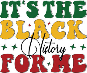 Retro Black History Svg Design