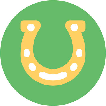 recommend clip art: Horseshoe icon vector image. Can be used for Casino.