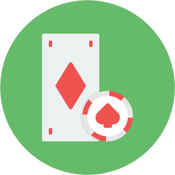 recommend clip art: Poker icon vector image. Can be used for Casino.