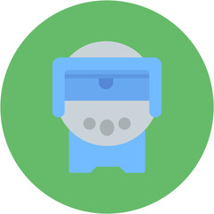 Disc Pelletizer icon vector image. Can be used for Mettalurgy.