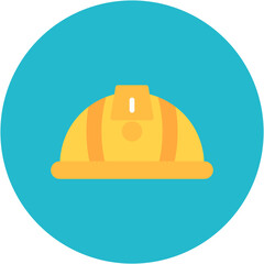 Helmet icon vector image. Can be used for Mettalurgy.