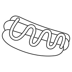 hotdog food icon