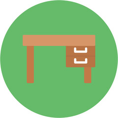 Table icon vector image. Can be used for Retro.