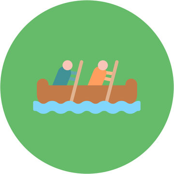 recommend clip art: Rafting icon vector image. Can be used for Adventure.