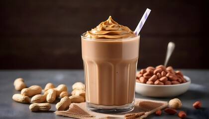 Chocolate Peanut Butter Protein Shake