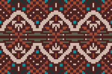 Fototapeta premium Ukrainian Arabic Mehndi Designfolk Embroidery, Aztec Geometric Ornament Print. Design for Carpet, Wallpaper, Clothing, Wrapping, Fabric