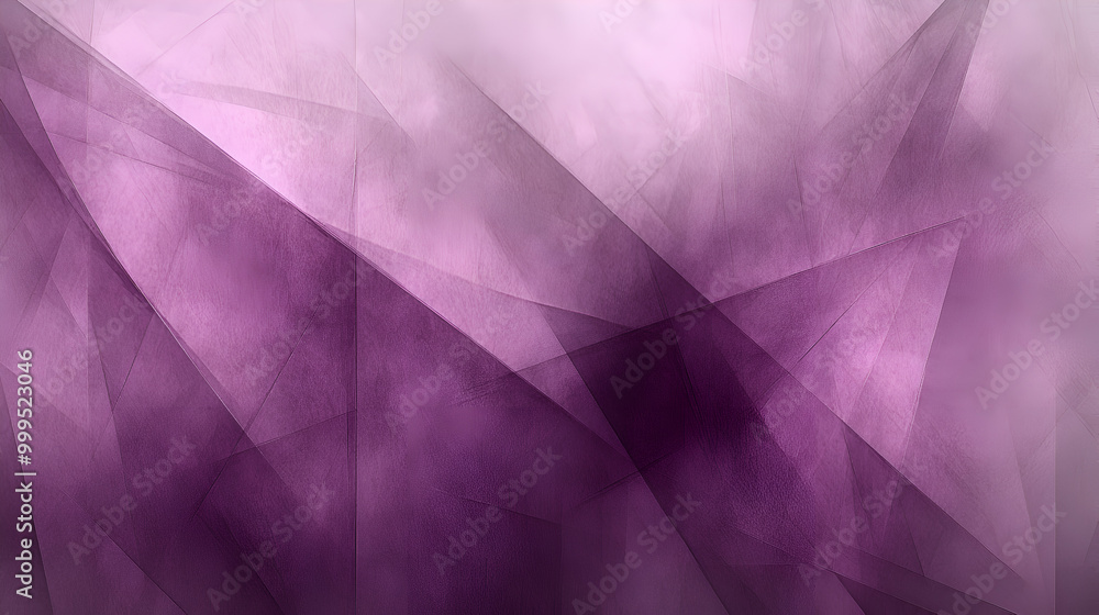 Poster soft purple abstract background with layered shapes and gradients creating a tranquil atmosphere