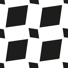 Vector seamless pattern. Geometric background of different rhombuses.