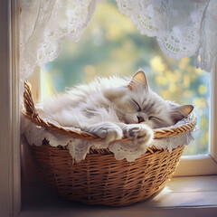 Sleeping cat