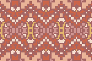 Native Patterns Ethnic Ikat Patternfolk Embroidery, Aztec Geometric Ornament Print. Design for Carpet, Wallpaper, Clothing, Wrapping, Fabric