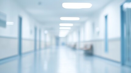 Fototapeta premium Abstract blurred hospital and clinic interior for background