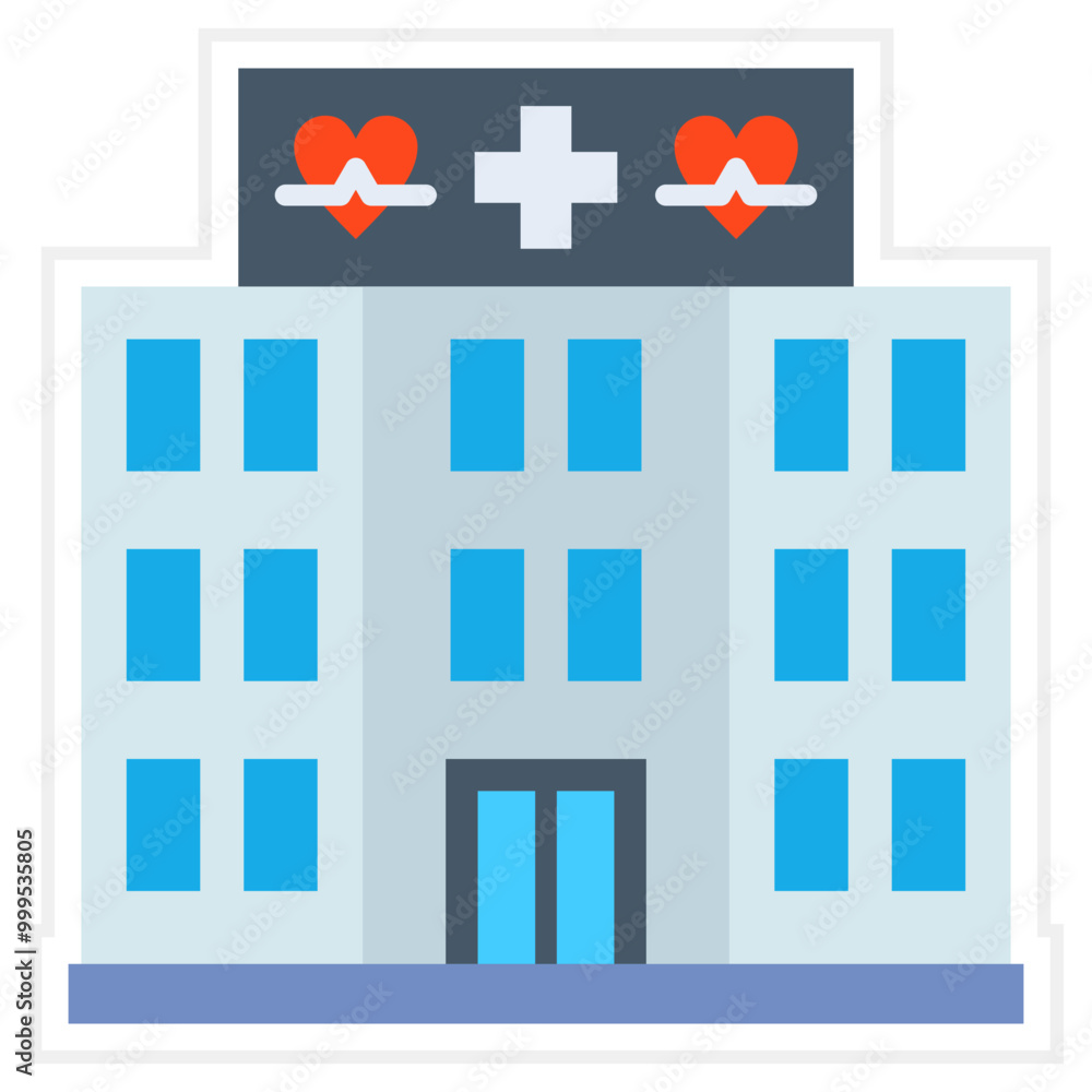 Canvas Prints Hospital Icon