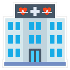 Obraz premium Hospital Icon