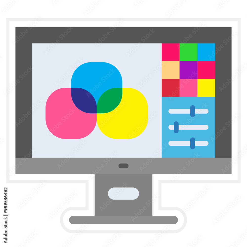 Sticker Colours Icon