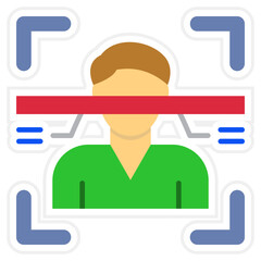 Face scanner Icon