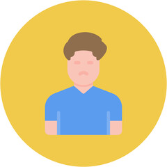 Man icon vector image. Can be used for Homeless.