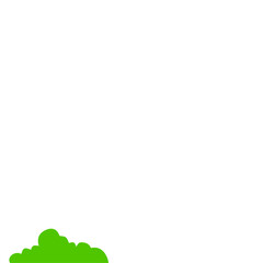 Vector Illustration of Green Bushes