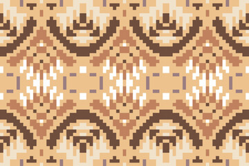 Fabric Pattern Islamic Geometric Patternfolk Embroidery, Aztec Geometric Ornament Print. Design for Carpet, Wallpaper, Clothing, Wrapping, Fabric