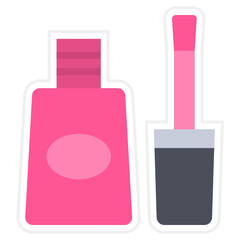Obraz premium Nail polish Icon