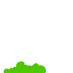 Vector Illustration of Green Bushes