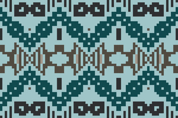 Geometric Ethnic Arabic Tile Patternfolk Embroidery, Aztec Geometric Ornament Print. Design for Carpet, Wallpaper, Clothing, Wrapping, Fabric