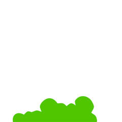 Vector Illustration of Green Bushes