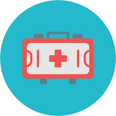 Fototapeta premium First Aid Kit icon vector image. Can be used for Shooting.