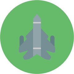 Jet icon vector image. Can be used for Shooting.