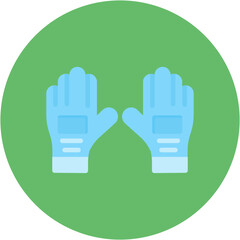 Protective Gloves icon vector image. Can be used for Nursing.