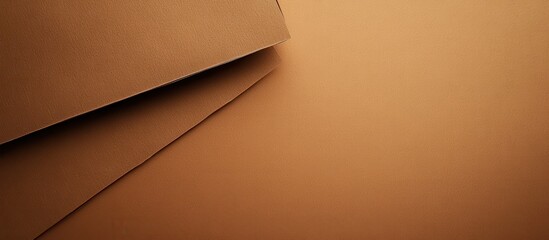 Minimalist Brown Paper Background with Textured Surface for Design and Craft Projects