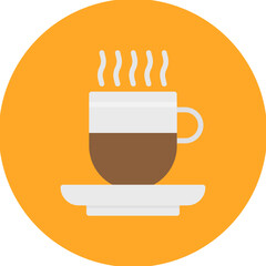 Coffee icon vector image. Can be used for Addiction.