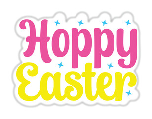 Easter Stickers SVG Design