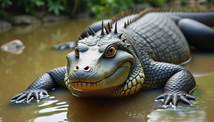  Majestic Alligator in Natural Habitat