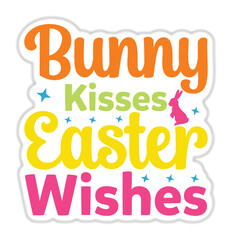 Fototapeta premium Easter Stickers SVG Design