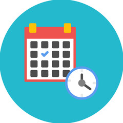 Shorter Workweek icon vector image. Can be used for Cyberpunk.