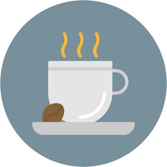 Coffee icon vector image. Can be used for Coworking Space.