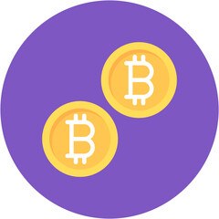 Fototapeta premium Cryptocurrency icon vector image. Can be used for Coworking Space.